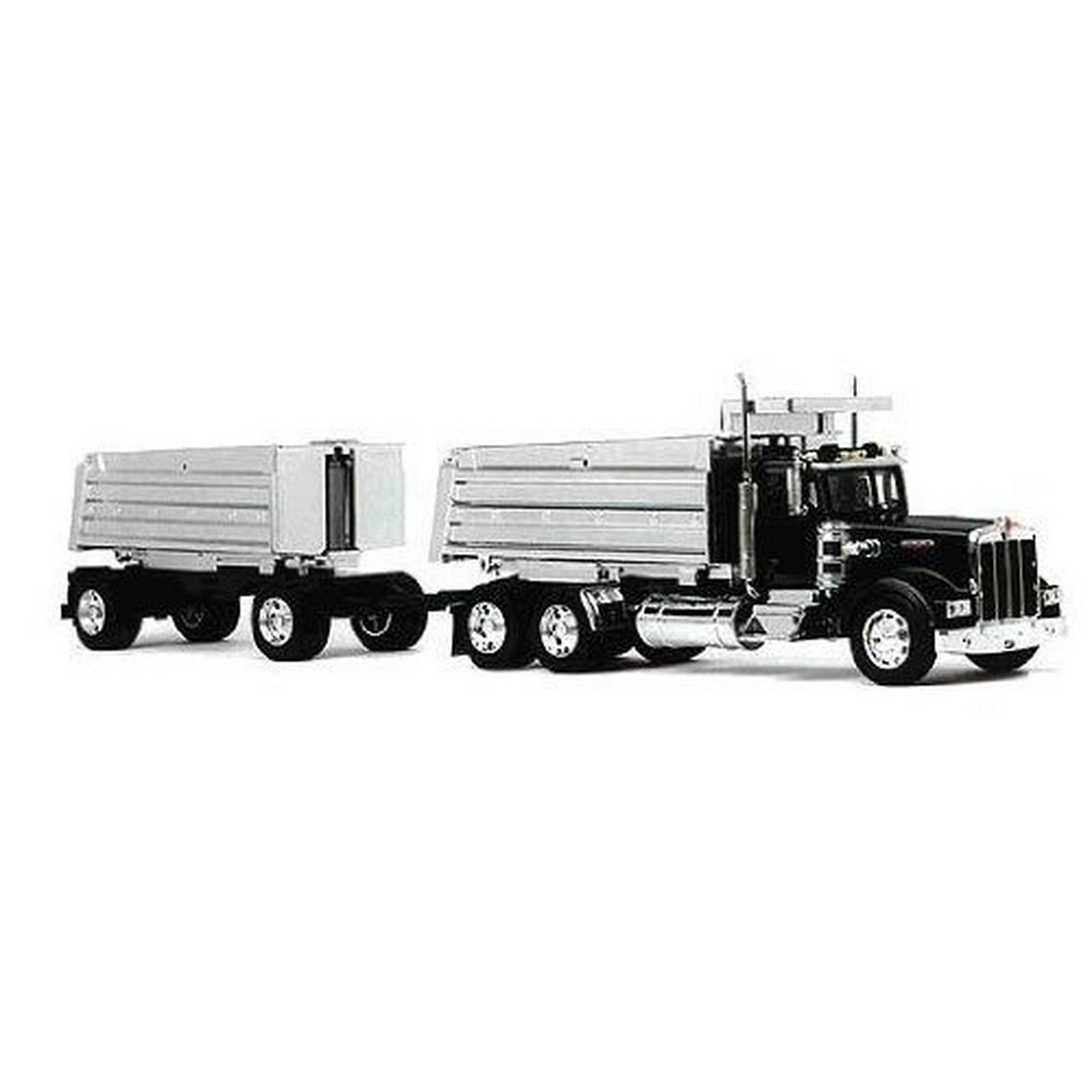 Kenworth W900 Double Dump Trailer Semi Truck Die-cast 1:43 New Ray 16 inch 108